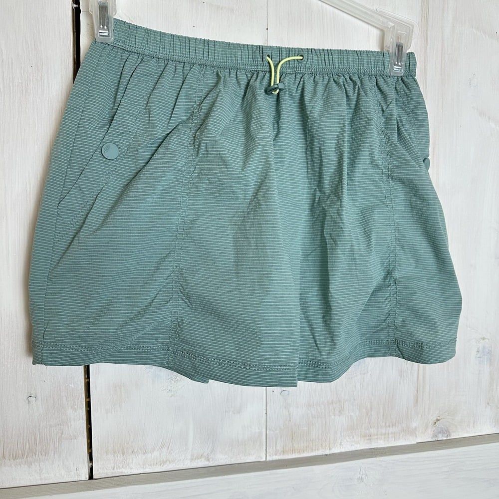 Free People Movement Nylon Mini Skort Green Size XS Outdoor Hiking Ripstop