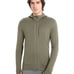 ICEBREAKER Quantum III Full Zip Hoodie Loden Mens Size L