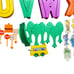 Vtg 1988 Playskool Sesame Street Alphabet Roadway 100% Complete *See Description