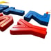 Vtg 1988 Playskool Sesame Street Alphabet Roadway 100% Complete *See Description