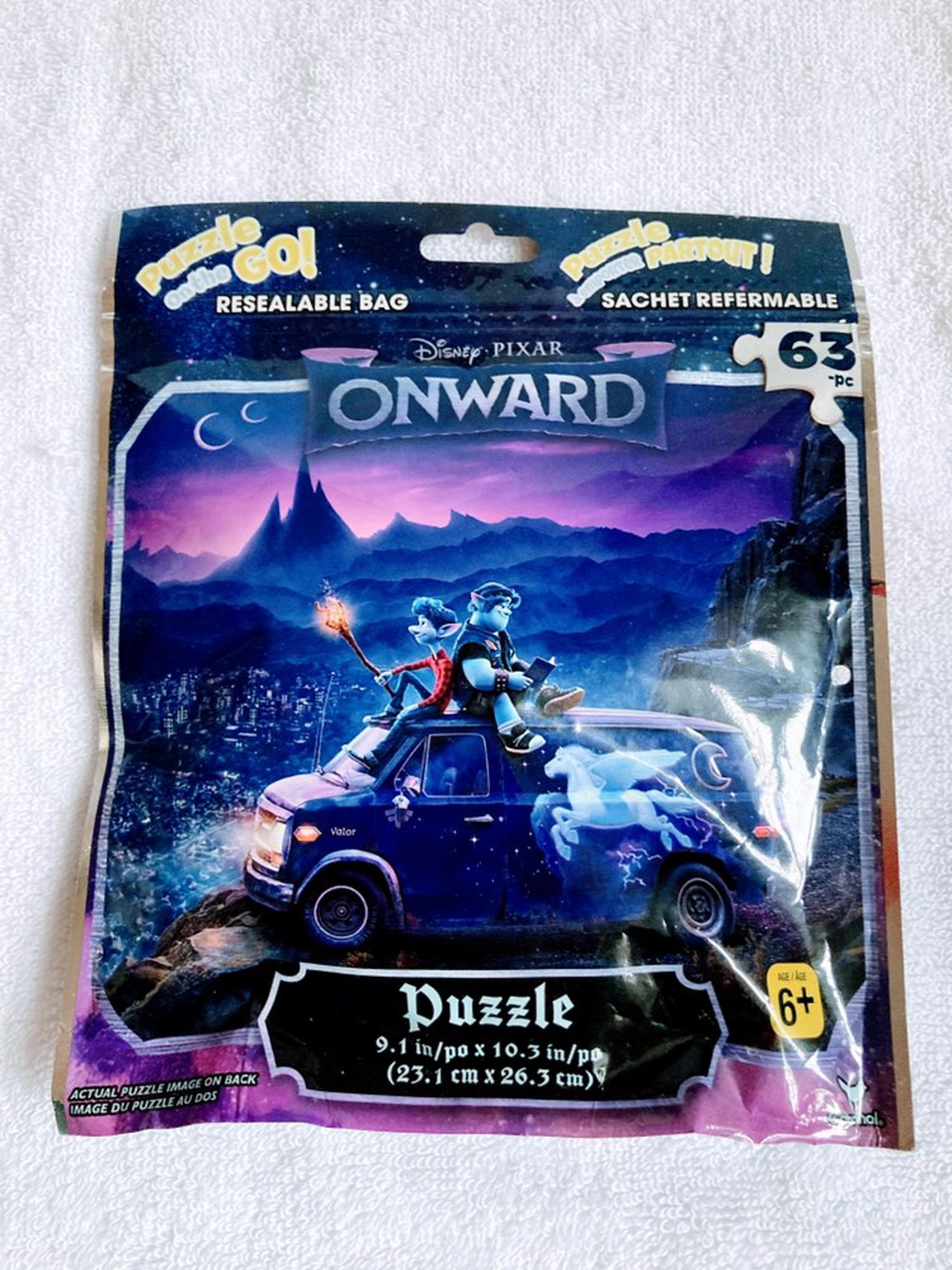 Disney Pixar Onward 63 pc. Puzzle on the Go NIP