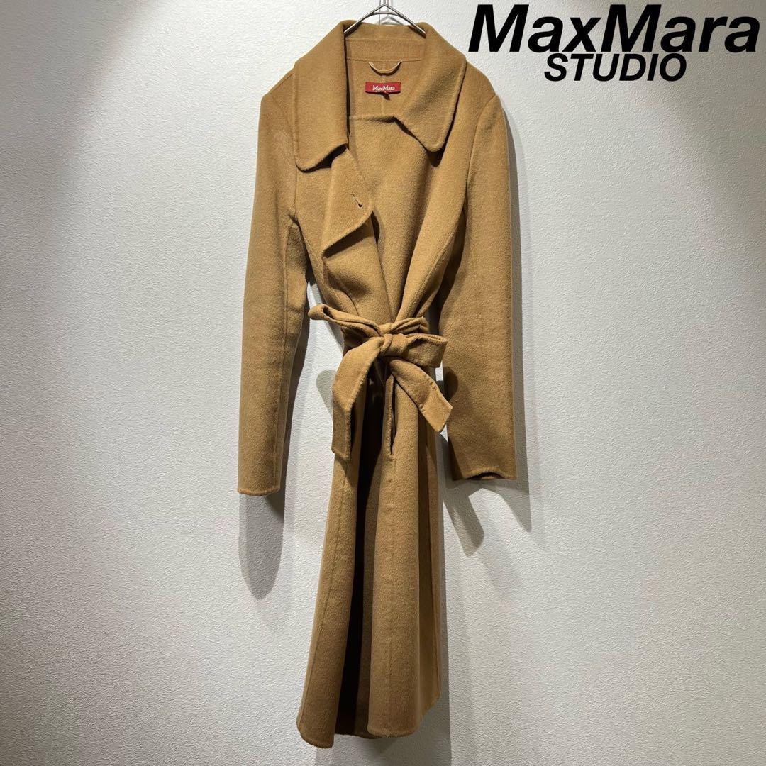 Rare MaxMara High-Quality Designer Trench Coat, Cashmere Wool