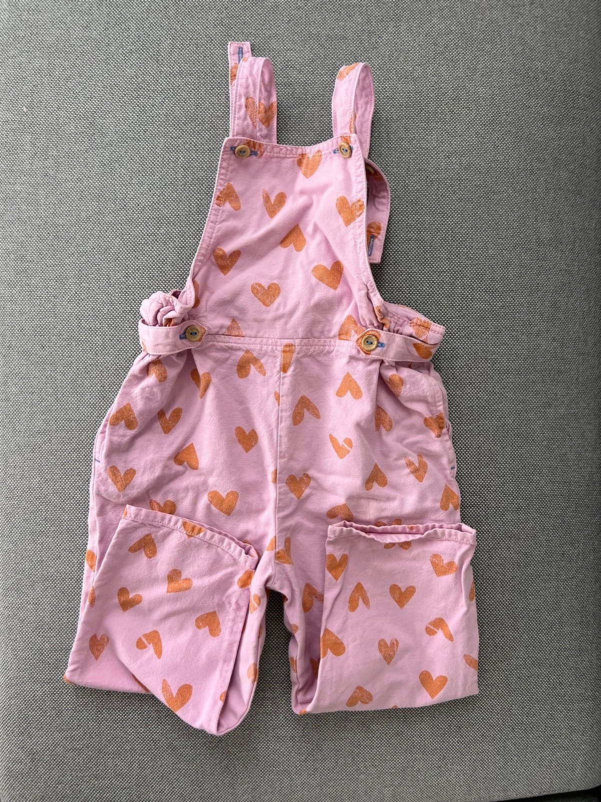 Piupiuchick girls cotton overalls 6y