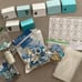 Baby shower gender reveal party bundle - cake/ cupcake topper, gift bag confetti