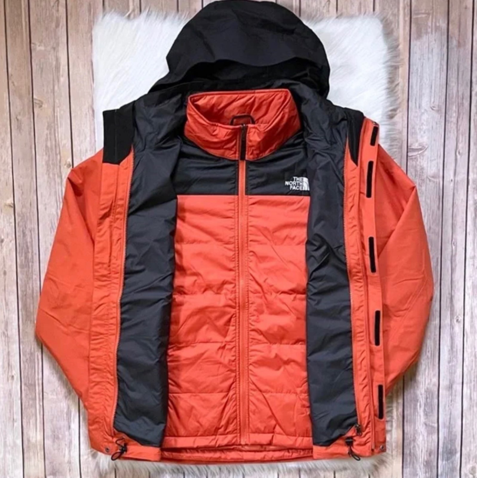 The North Face Lone Peak TriClimate Burnt Ochre Jacket, Small