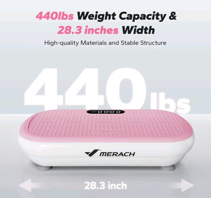 High Power Vibration Plate (MERACH) 440 lb weight limit