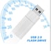 AreTop 8GB USB 2.0 Thumb Drive 50 Pack, Flash Drive for Date Storage, Memory Sti