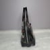 Coach Mini Sierra Satchel Black Patent Leather with Floral Print