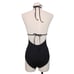 Heidi Klein Black Lace Trim Swimsuit Sz Small