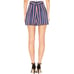 Alice + Olivia Scarlet Collegiate Stripe Pleated High-Waisted Shorts NWT Size 2