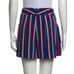 Alice + Olivia Scarlet Collegiate Stripe Pleated High-Waisted Shorts NWT Size 2