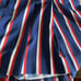 Alice + Olivia Scarlet Collegiate Stripe Pleated High-Waisted Shorts NWT Size 2