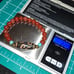 Genuine/Very Old GOLDEN KEY/RUYI, 4 PHOENIX EYES Agate Dzi Bead, StretchBracelet