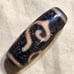 Genuine/Very Old GOLDEN KEY/RUYI, 4 PHOENIX EYES Agate Dzi Bead, StretchBracelet