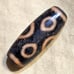 Genuine/Very Old GOLDEN KEY/RUYI, 4 PHOENIX EYES Agate Dzi Bead, StretchBracelet