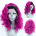 Lace front wigs human hair bleded