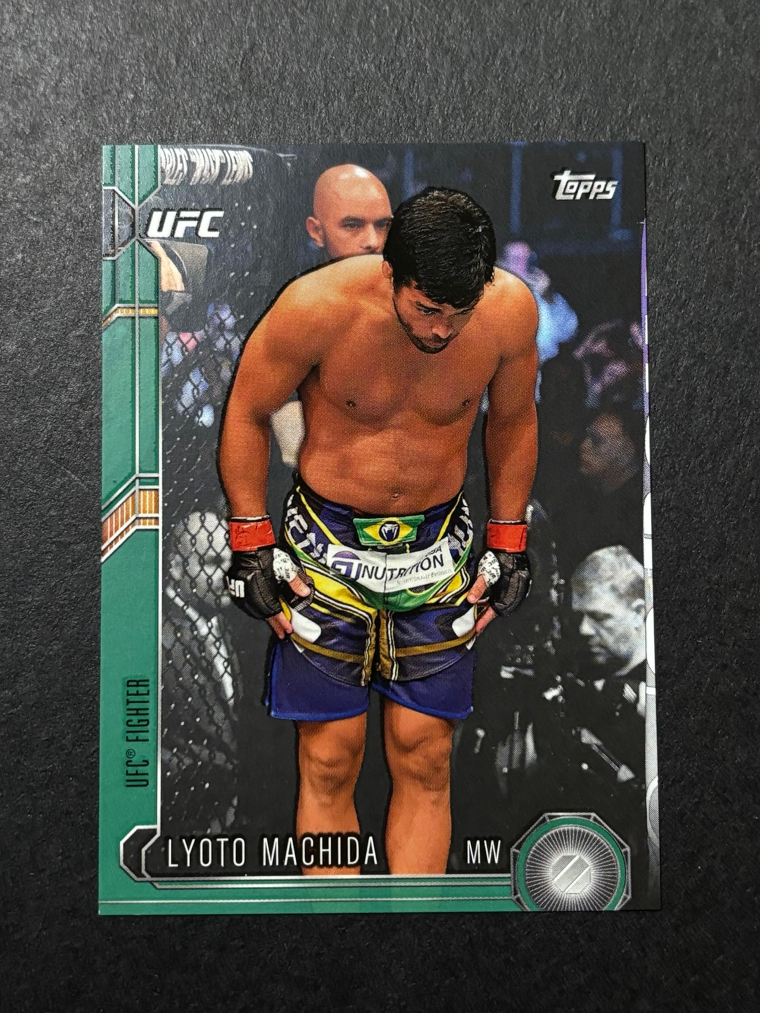 Lyoto Machida 2015 Topps UFC Chronicles Green SP No. 43 #/288 - Panini