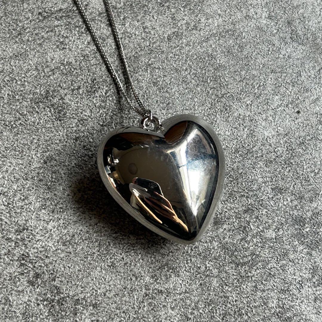 Archive grunge heart necklace Y2K