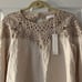 New Jonathan Simkhai Maribel Embroidery Top Size Small