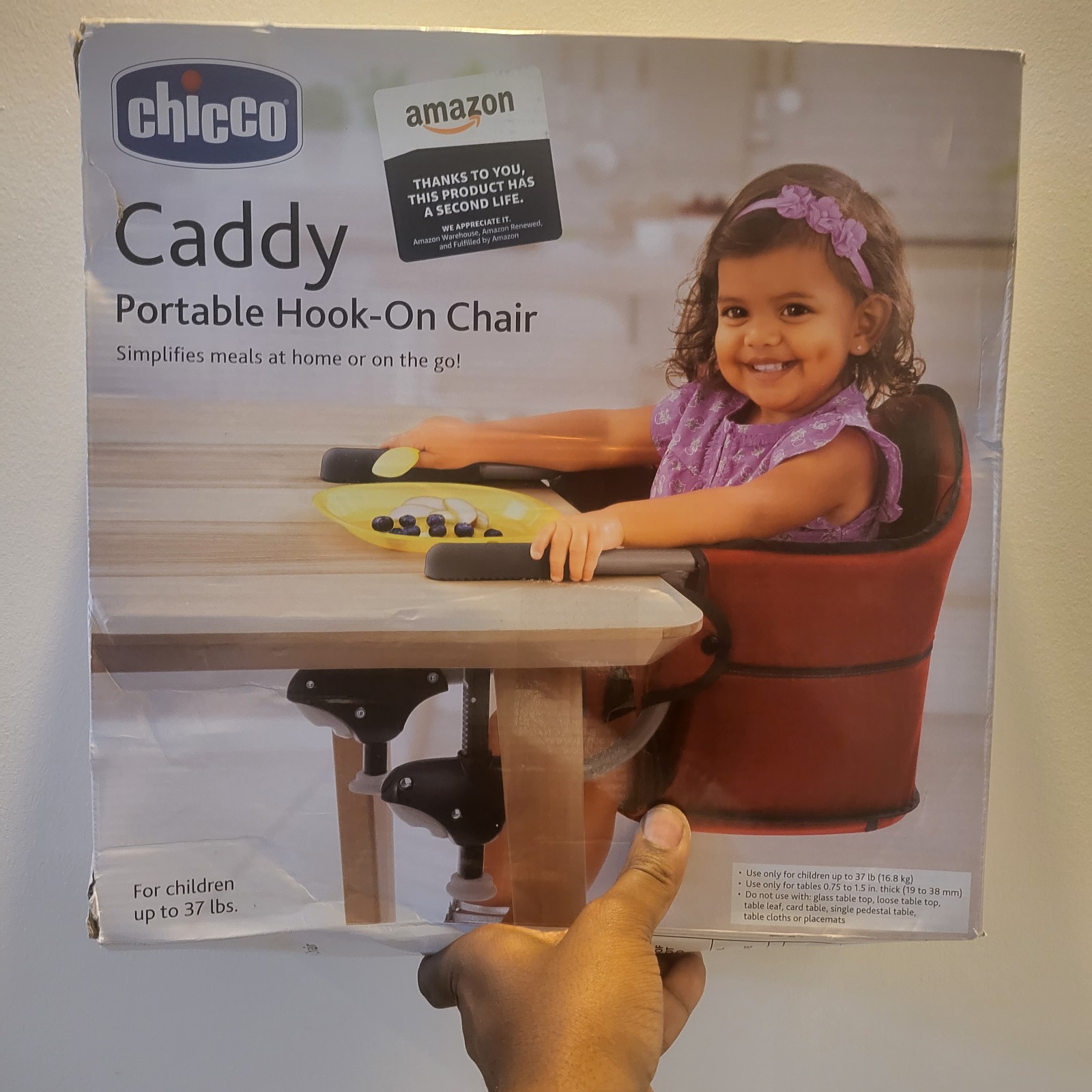 Chicco caddy portable chair
