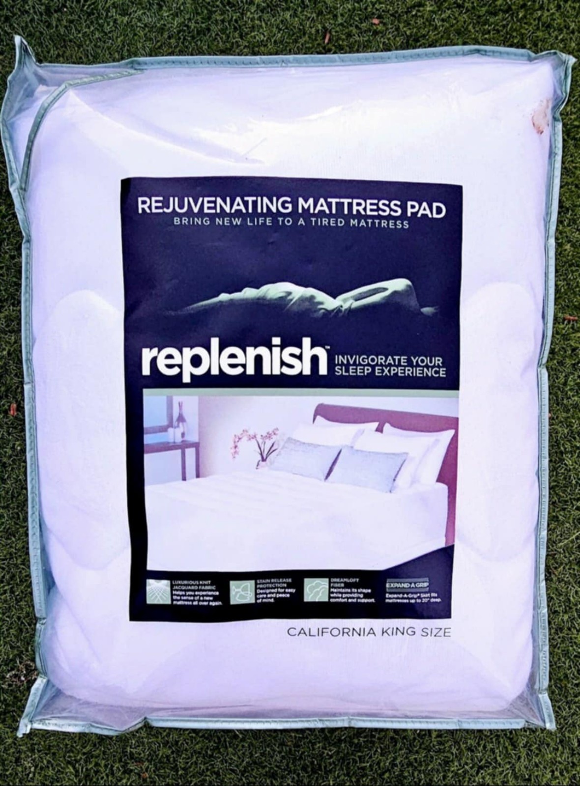 CALIFORNIA KING SIZE REJUVENATING MATRESS PAD