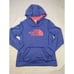 The North Face Hoodie Size M Blue & Pink Sweatshirt Kangaroo Pocket