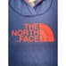 The North Face Hoodie Size M Blue & Pink Sweatshirt Kangaroo Pocket