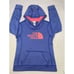 The North Face Hoodie Size M Blue & Pink Sweatshirt Kangaroo Pocket