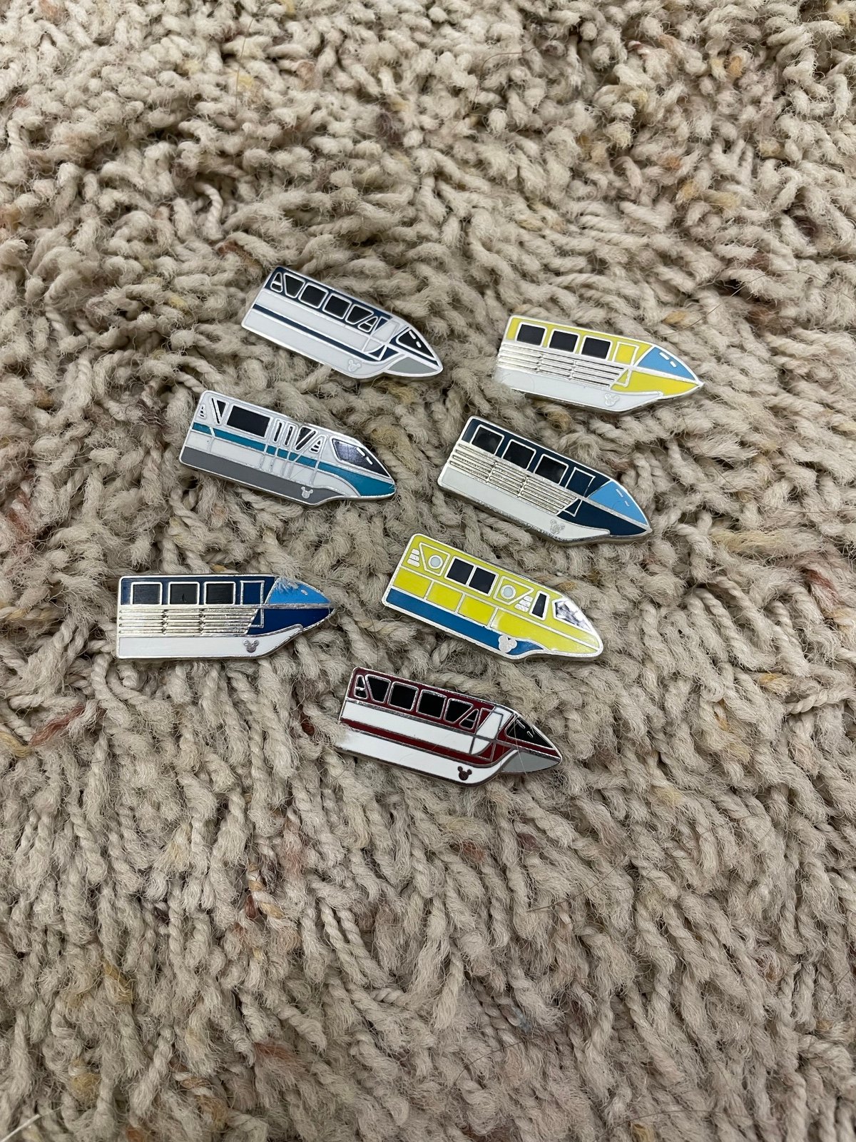 Disney monorail hidden mickey pins