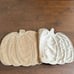 Haymarket Square Set Of 4 Pumpkin Shaped Reversible Beige New Fall Thanksgiving