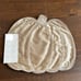 Haymarket Square Set Of 4 Pumpkin Shaped Reversible Beige New Fall Thanksgiving