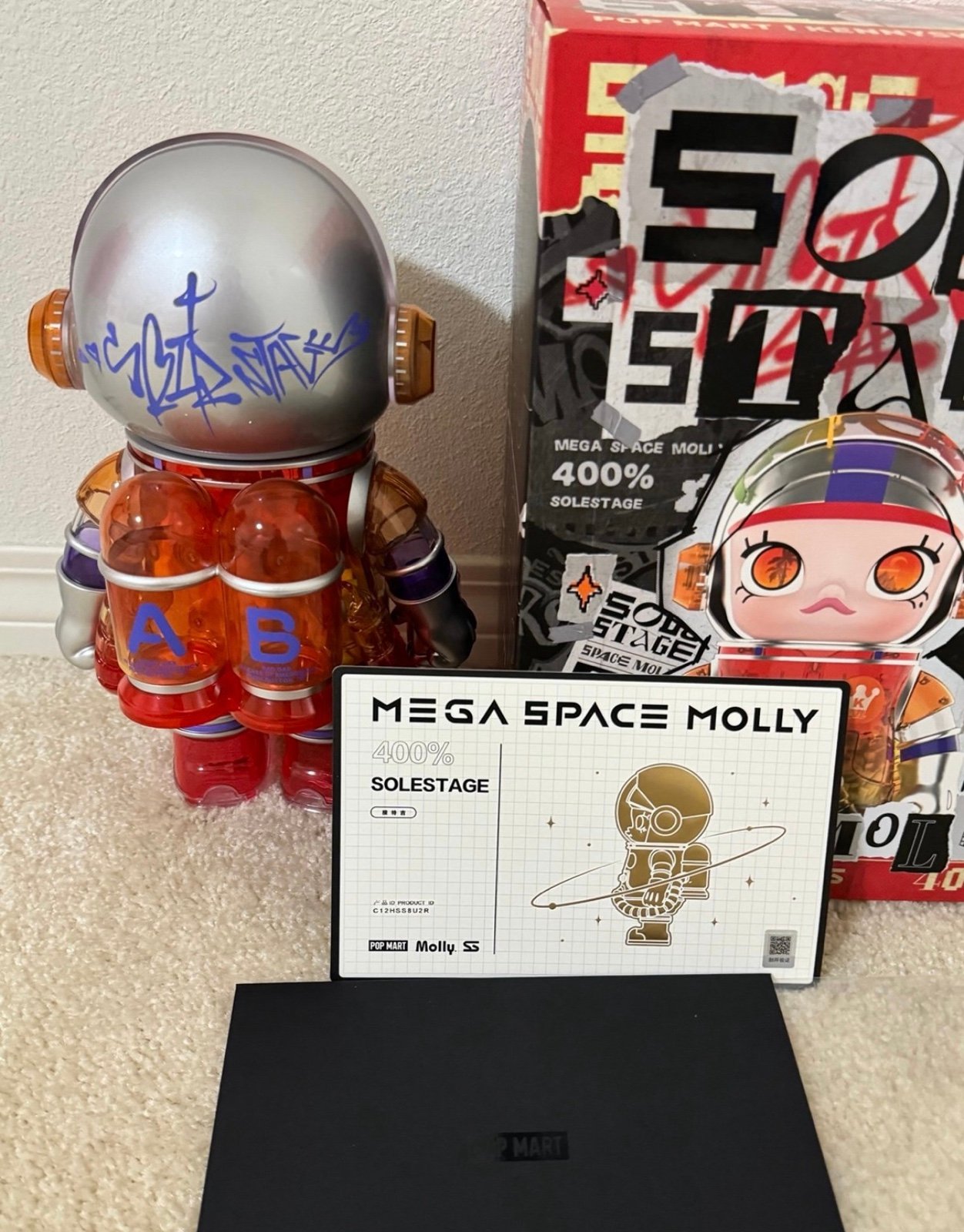 Pop Mart Mega Space Molly Galacti Energy Aerospace 100
