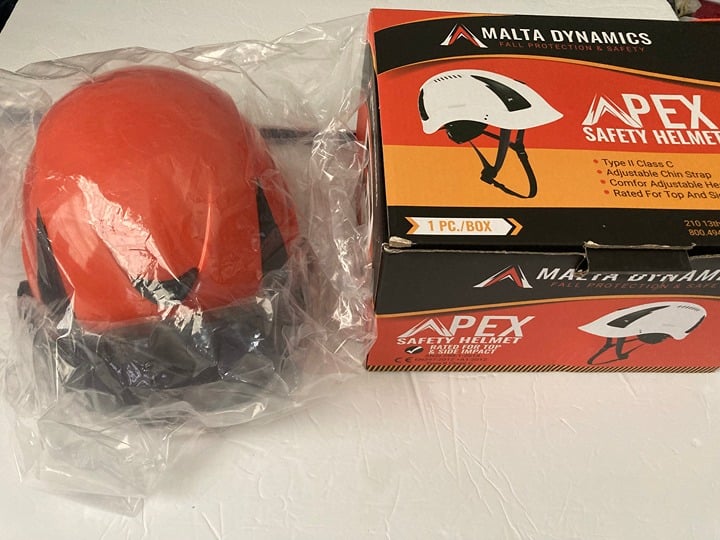 Malta Dynamics Apex Type 2 Safety Helmet w/Tinted Visor *BRAND NEW*