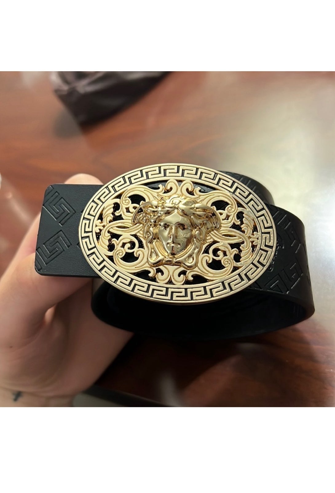 Gold Medusa Belt