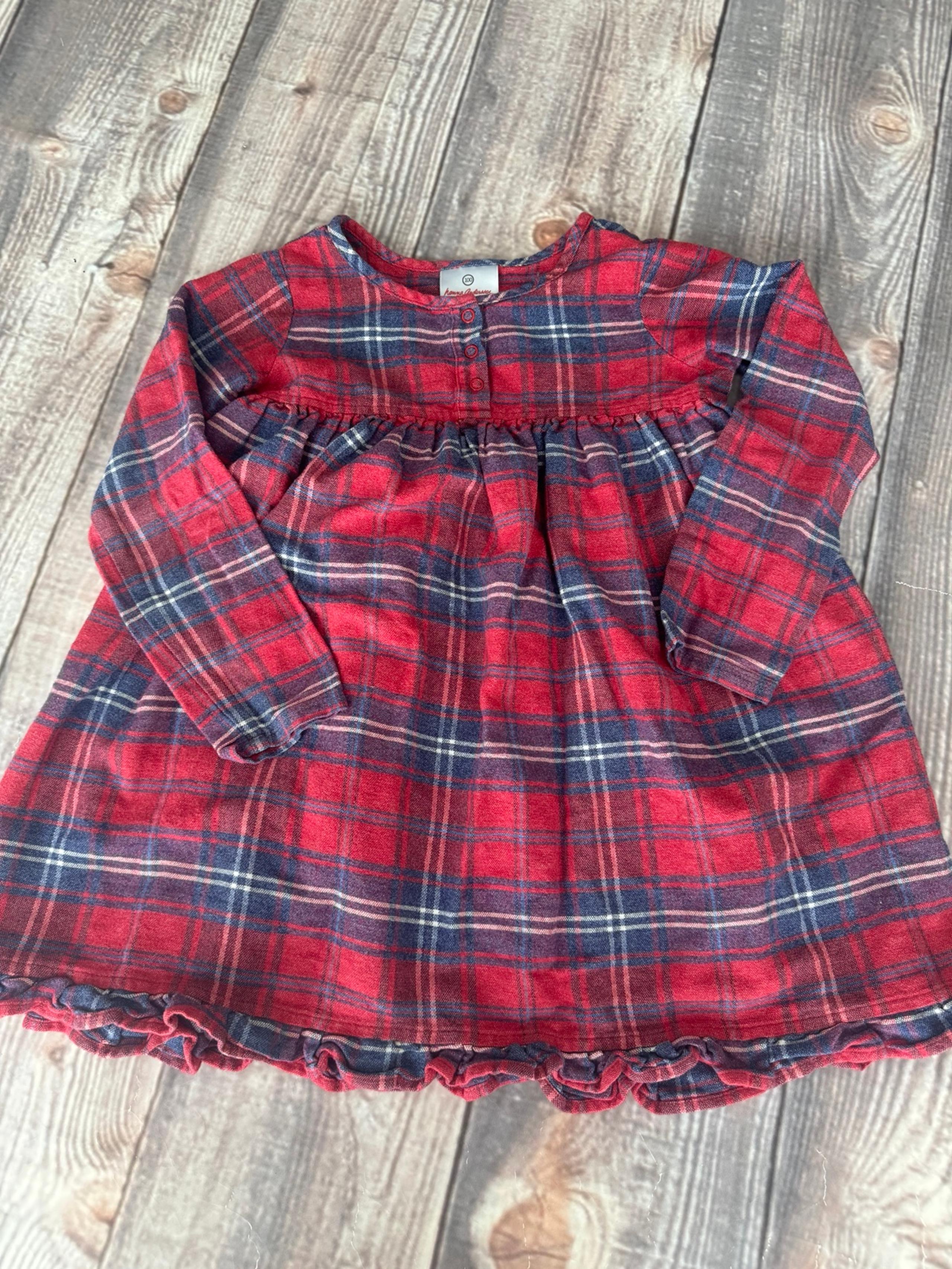Hanna Andersson plaid nightgown size 4