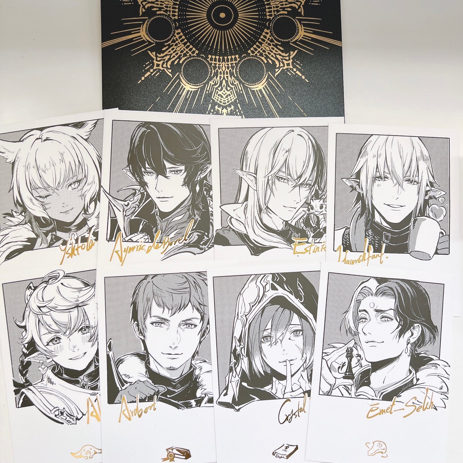 Final Fantasy XIV FF14 ShadowBringer Post Cards Set of 8 NEW