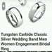 Men's Tungsten Carbide Ring, 7mm ..sz10