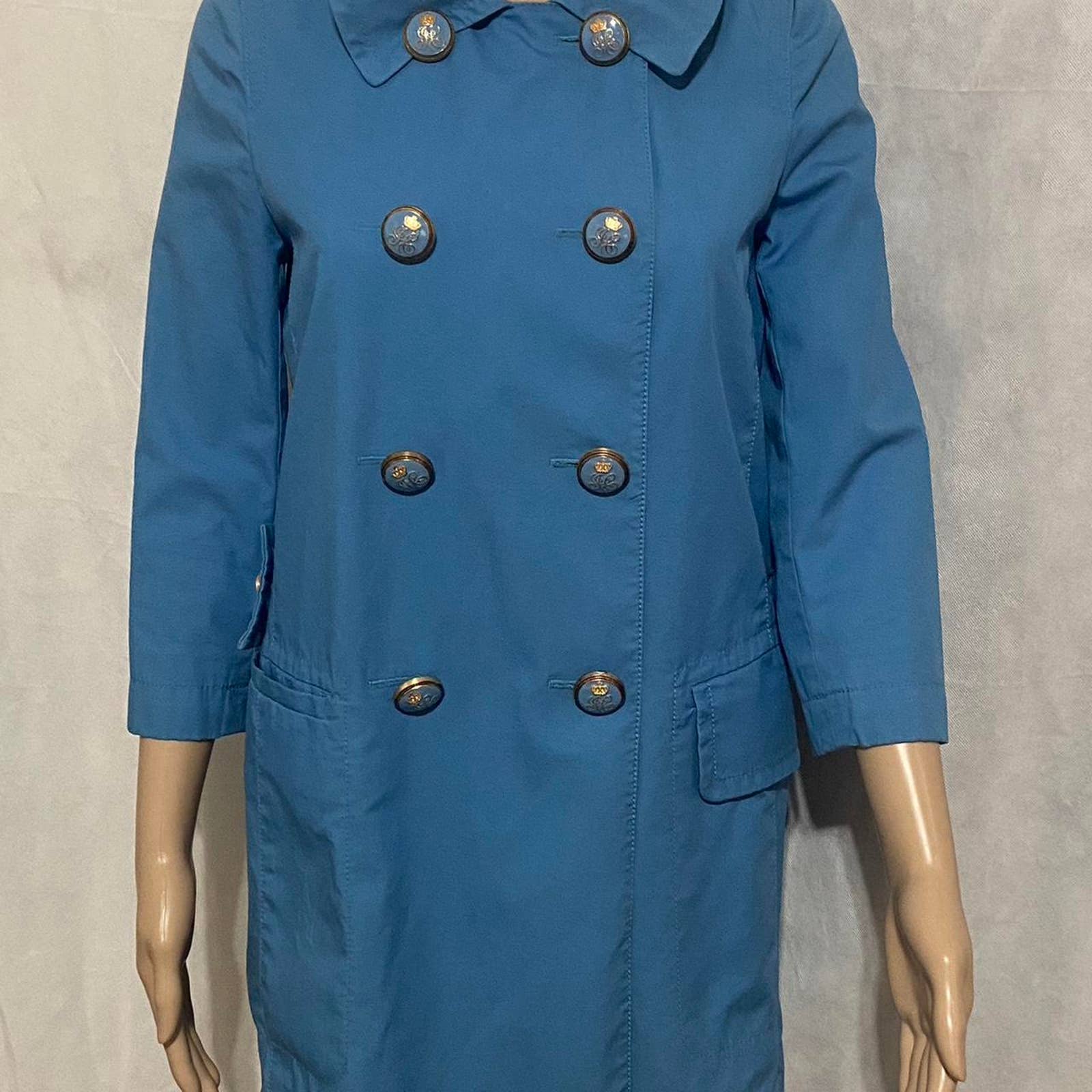 Juice Couture Pea coat i blue~Size:SMALL~