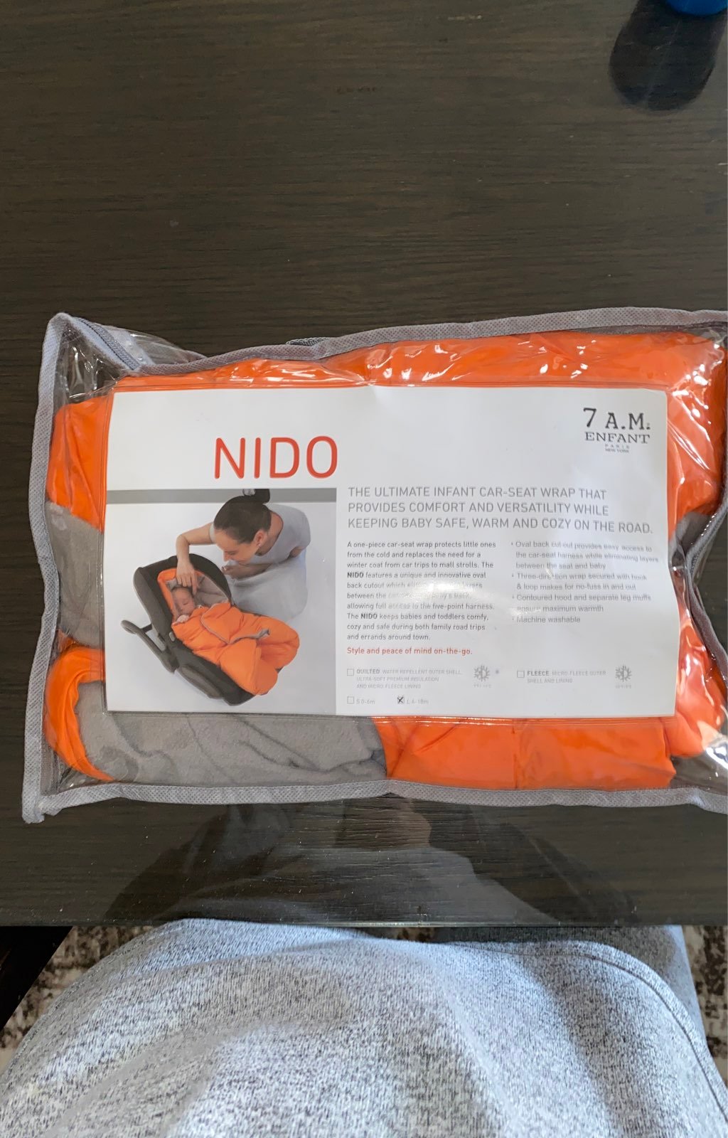 7 A.M. Enfant Nido Car Seat Wrap
