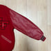 Red varsity jacket DeLONG