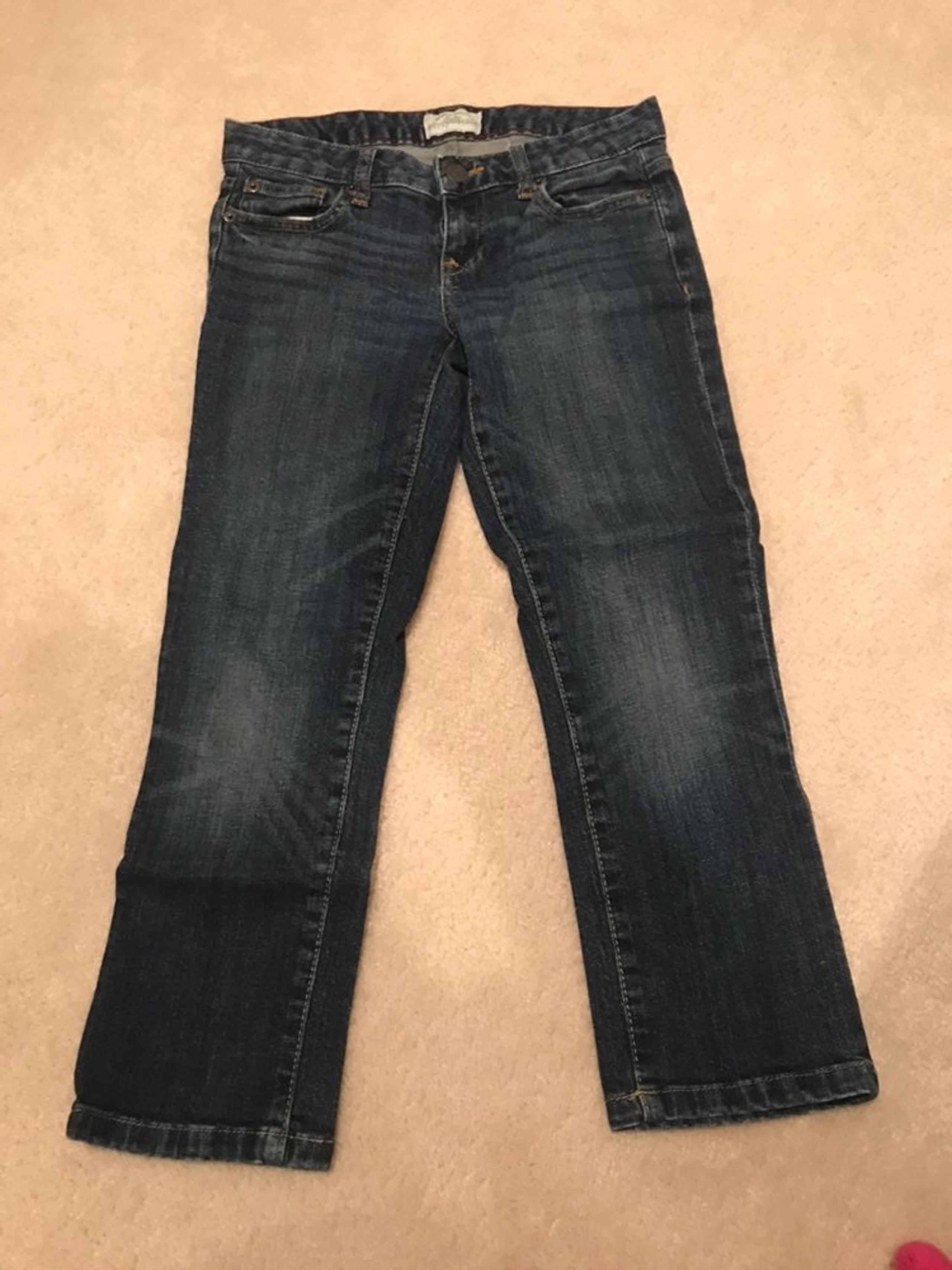Aeropostale Dark Wash Cropped Jeans