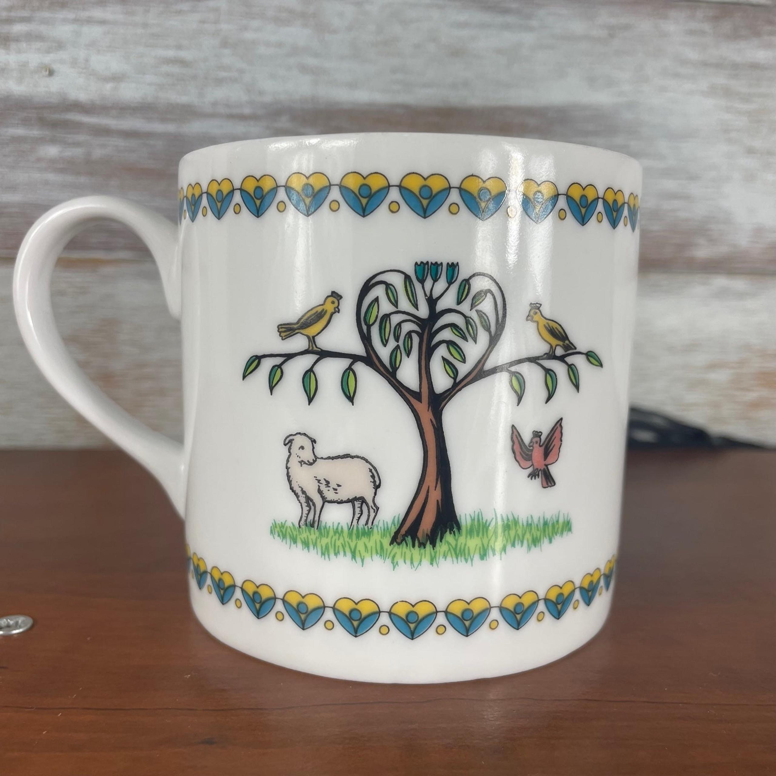 Vintage Gevalia Kaffe Swedish Seasons Collection Spring Coffee Mug 12FL OZ