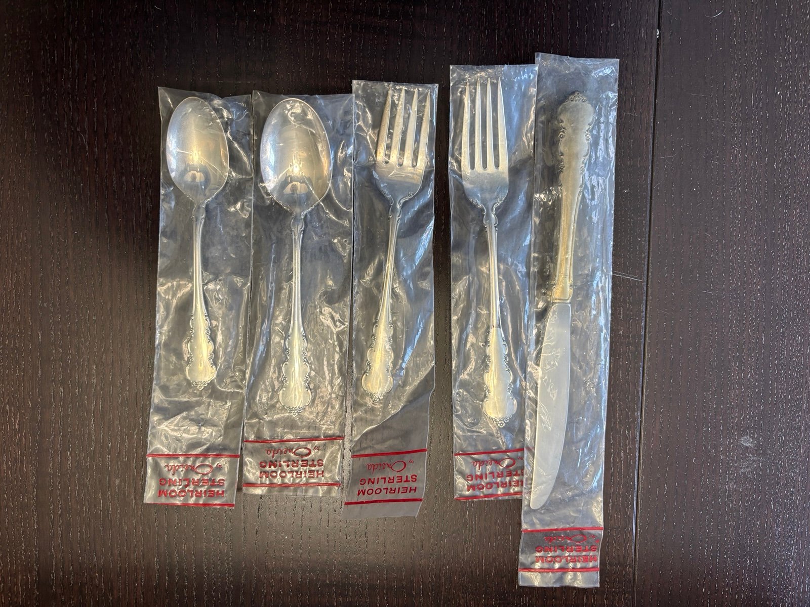 Martinique Oneida Sterling Silver pieces - five piece set