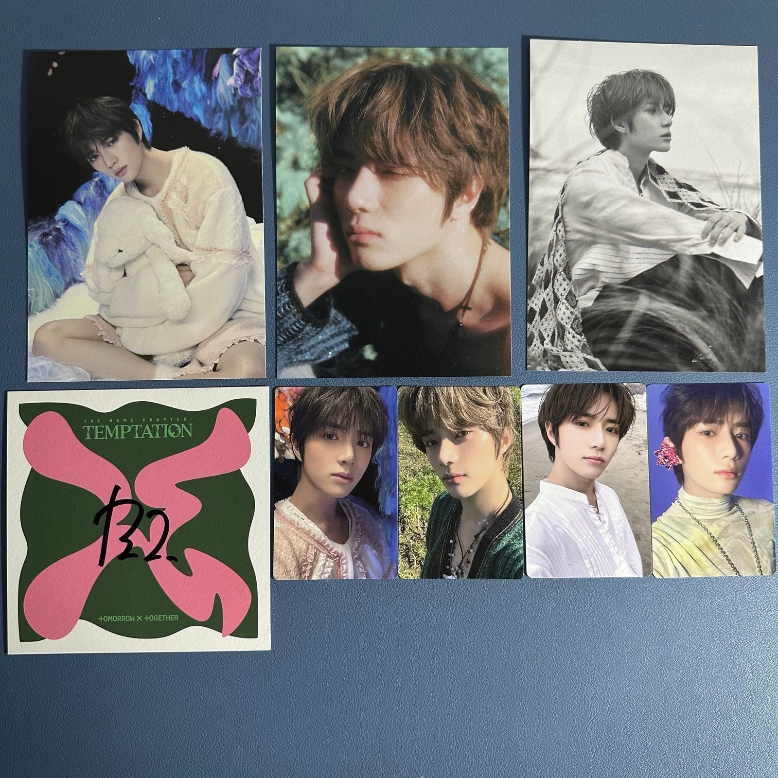TXT The Name Chapter: Temptation Beomgyu Photocard Signed Postcard