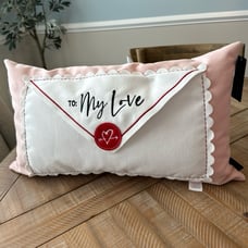 Valentine Love Letter Pillow