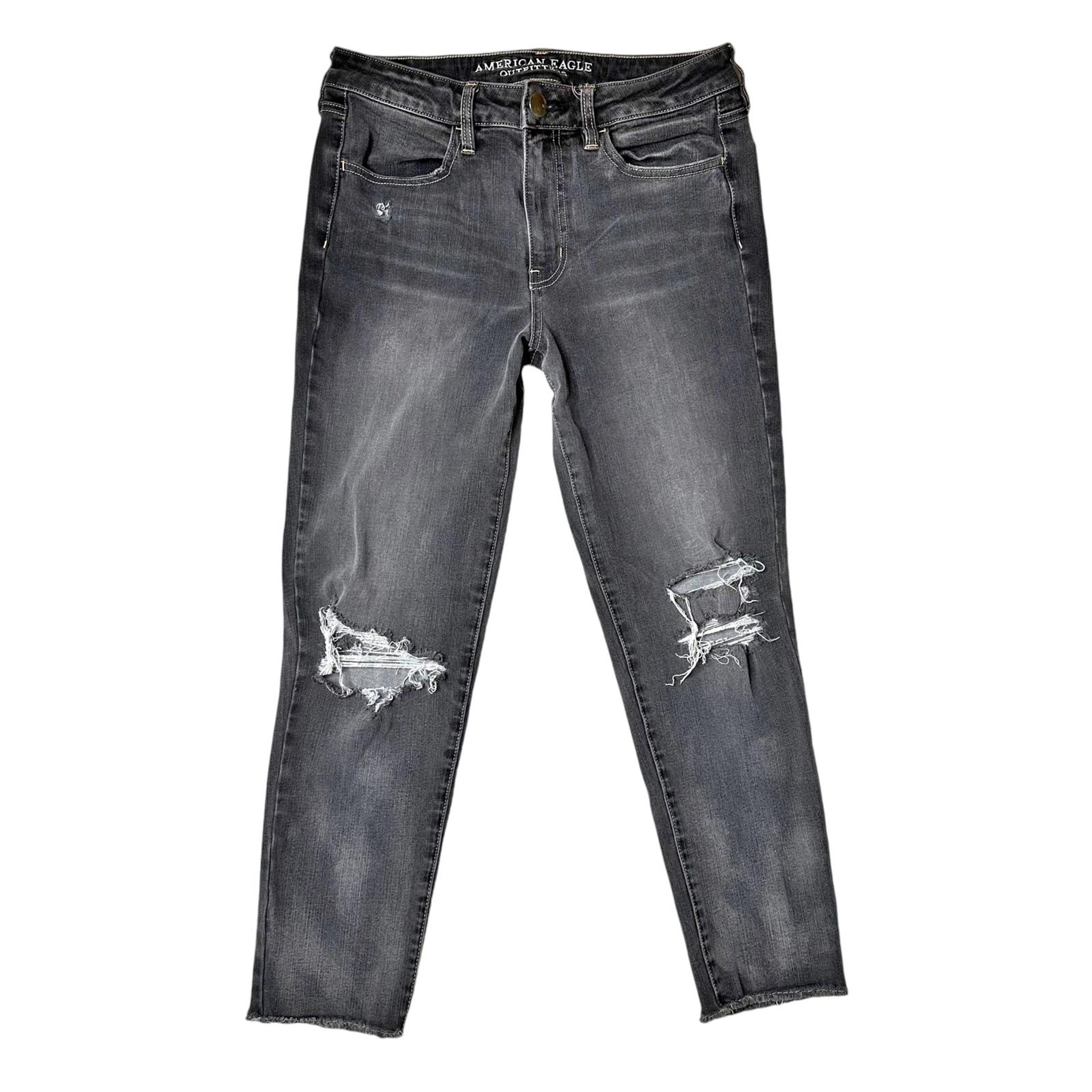 American Eagle High-Rise Jegging Crop Jeans Womens 8
