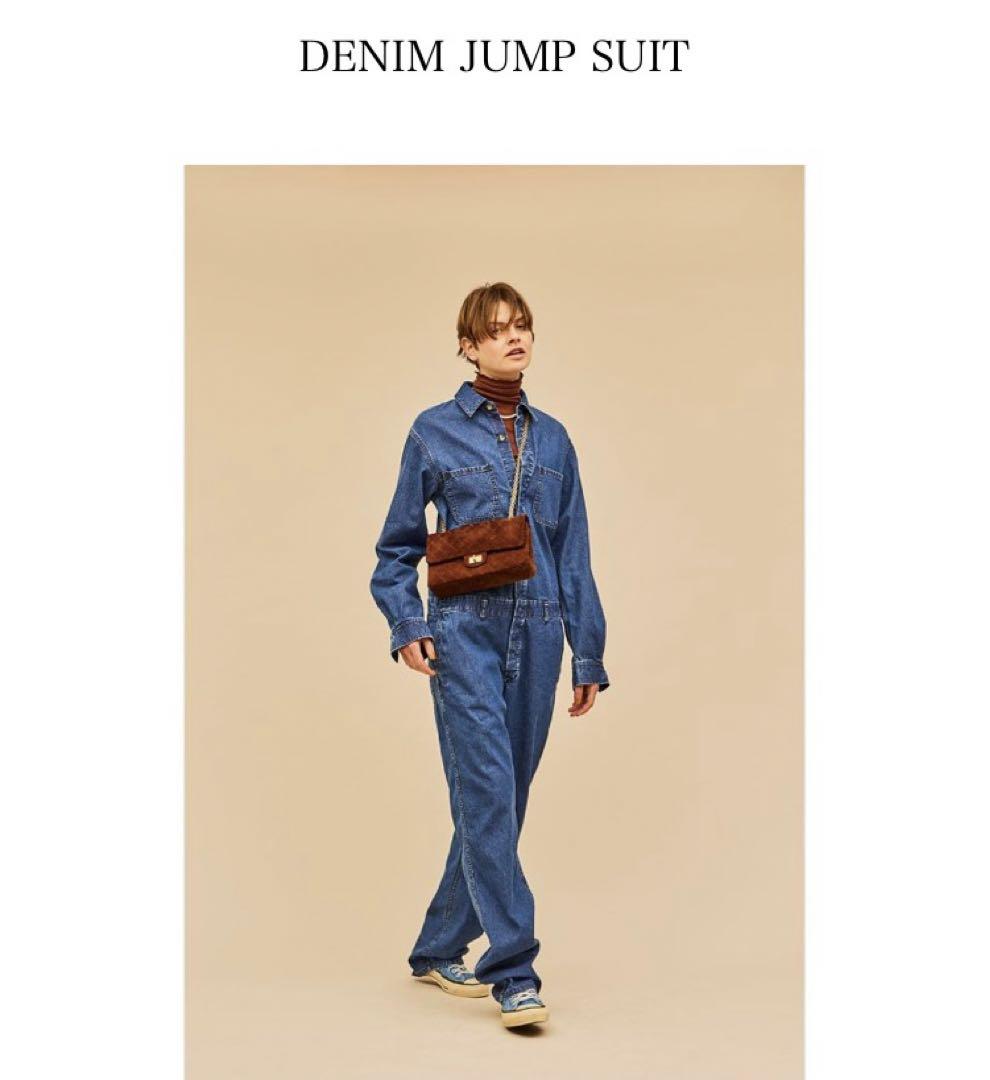 Used The Shinzone Denim Jumpsuit THE SHINZONE Combinaison 34