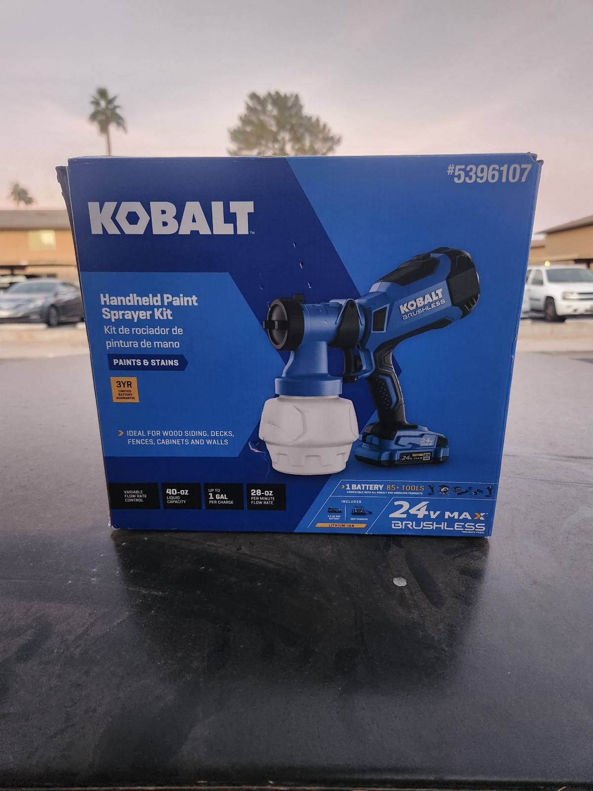 Kobalt handheld paint sprayer