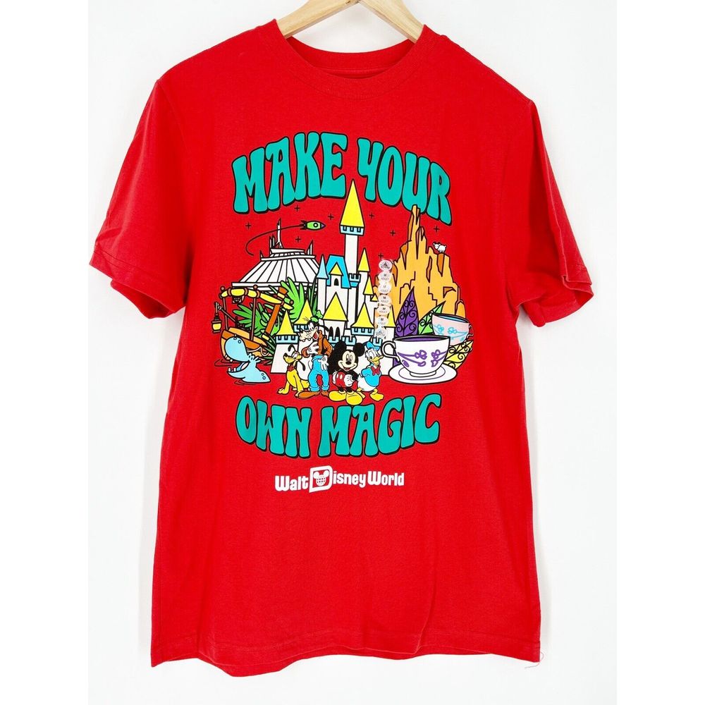Walt Disney World Make Your Own Magic Mickey Castle T Shirt Sz M NWT