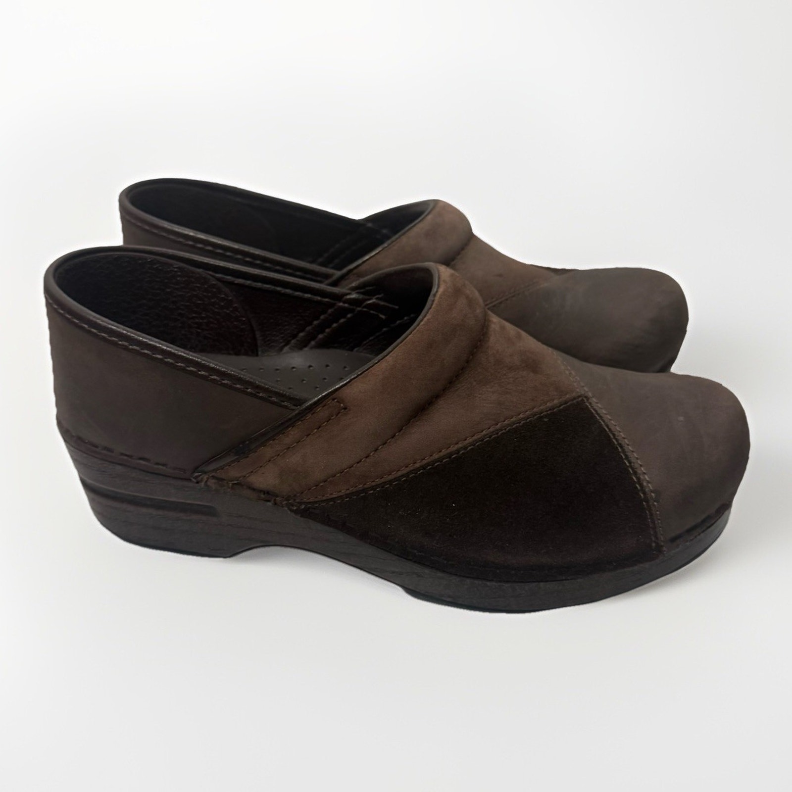 Dansko Clogs Womens Size 38 EU 7.5-8 US Professional Brown Patchwork 6982